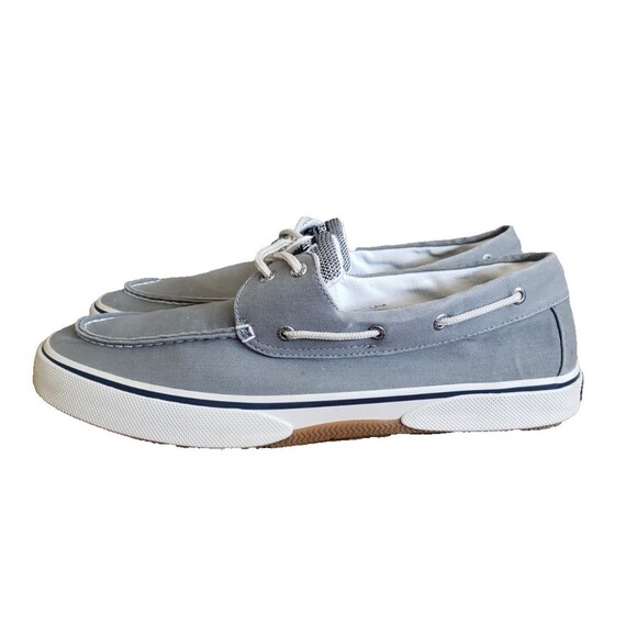 Sperry Halyard 2 Men\'s Boat shoes Casual Two Eye Lace Up Shoes Gray Size 13 NEW main image 11